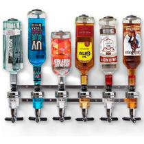 Dispenser de Bebidas Dispensador Dosador De Parede 6 Garrafas Dispenser de Bebidas Dispensador Dosador De Parede 6 Garrafas