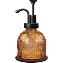 Dispenser de Bomba Amolliar de Vidro Vintage 237 ml com Tapete Antiderrapante Dispenser de Bomba Amolliar de Vidro Vintage 237 ml com Tapete Antiderrapante