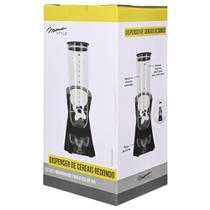 Dispenser de Cereais Redondo 1,5Lna Cor Preta Mimo Style - 7898618047660