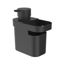 Dispenser De Detergente E Organizador Trium 650Ml Preto - Ou