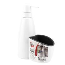 Dispenser de detergente e porta esponja - DLUCCA CASA E DECORAÇÃO