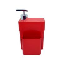 Dispenser de detergente organizador de pia vermelho Micromax Dispenser de detergente organizador de pia vermelho Micromax