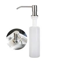 Dispenser de Detergente para Cozinha e Banheiro Embutir Porta Sabonete Líquido Softinox Dispenser de Detergente para Cozinha e Banheiro Embutir Porta Sabonete Líquido Softinox