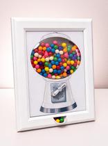 Dispenser de Doces Eye Candy Frame 30x5x38cm Branco Dispenser de Doces Eye Candy Frame 30x5x38cm Branco