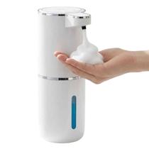 Dispenser de Espuma Automatico Sabao Alcool Gel Loçao Sensor de Proximidade Recarregavel USB Higienico Moderno Pratico