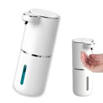 Dispenser de Espuma Automatico Sabao Alcool Gel Locao Sensor de Proximidade Recarregavel USB Pratico Higienico