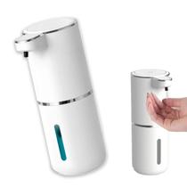 Dispenser de Espuma Automatico Sabao Locao Alcool Gel Sensor de Proximidade Recarregavel USB Pratico Higienico Dispenser de Espuma Automatico Sabao Locao Alcool Gel Sensor de Proximidade Recarregavel USB Pratico Higienico