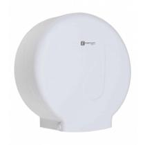 Dispenser De Papel 23Cm Plástico Seguro Chave Branco Bonito