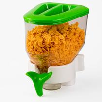 Dispenser de Parede para Alimentos Secos 1,4L Acrílico Transparente com Dosador
