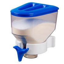 Dispenser de Parede para Cereais e Grãos 1,4L com Dosador e Fixação com Parafuso