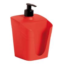 Dispenser de Pia Porta Detergente Esponja Vermelho LP House Dispenser de Pia Porta Detergente Esponja Vermelho LP House