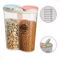 Dispenser de Sabão em Pó Multiuso 2 Partes Para Cozinha e Lavanderia