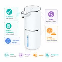 Dispenser de Sabonete Espuma Sem Toque 4 Níveis de Ajuste Dispenser de Sabonete Espuma Sem Toque 4 Níveis de Ajuste