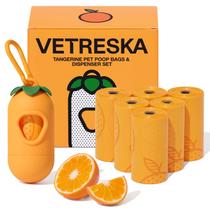 Dispenser de Sacos para Fezes VETRESKA com Aroma de Cítrico - 105 Sacos Dispenser de Sacos para Fezes VETRESKA com Aroma de Cítrico - 105 Sacos