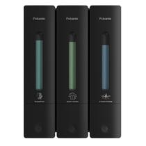 Dispenser de Shampoo, Condicionador e Sabonete Líquido Pobamle com 3 Compartimentos 1200ml Dispenser de Shampoo, Condicionador e Sabonete Líquido Pobamle com 3 Compartimentos 1200ml