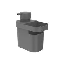 Dispenser detergente e organizador trium 650ml chumbo - ou