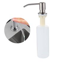 Dispenser Detergente Porta Sabonete Liquido Embutir 500ml Inox 304 Escovado