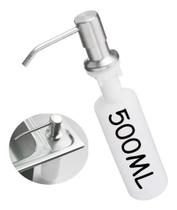 Dispenser Detergente Porta Sabonete Liquido Embutir 500Ml