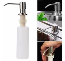 Dispenser Dosador Bancada Sabão Sabonete Líquido Detergente Dispenser Dosador Bancada Sabão Sabonete Líquido Detergente