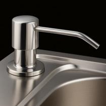 Dispenser Dosador de Detergente e Sabonete Líquido Embutido Inox 304 Polido 500ml Sofisticação e Praticidade WESTING by BSMIX
