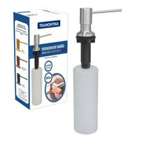 Dispenser Dosador Detergente Sabonete Liquido Embutir Cozinha Inox 500ml Tramontina Cor:Inox Dispenser Dosador Detergente Sabonete Liquido Embutir Cozinha Inox 500ml Tramontina Cor:Inox