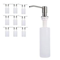 Dispenser Dosador Embutir Kit 18 Unidades Sabonete Liquido Sabao Detergente Cozinha Pia Banheiro Lavabo