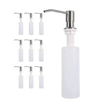 Dispenser Dosador Kit 10 Unidades Embutir Sabao Detergente Sabonete Liquido Lavabo Banheiro Cozinha Pia