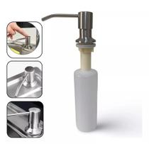 Dispenser Dosador Refil Acionador de Inox Cuba Dosador Embutido Sabão Líquido Detergente 500ml