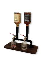 Dispenser Dosador Serve Bebidas Drinks Whisky Bar Adega Estilo Industrial Preto Laca