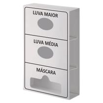 Dispenser Duplo EPI Luva e Máscara - Ramebel Dispenser Duplo EPI Luva e Máscara - Ramebel