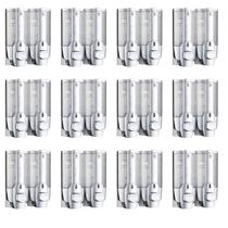 Dispenser Duplo Kit 12 Unidades Sabonete Liquido Shampoo Alcool em Gel Banheiro Casa Hotel Restaurante Shopping Eficiente Resistente Multiuso