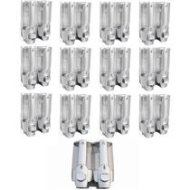 Dispenser Duplo Sabao Sabonete Acool em Gel Kit 13 Uni Shampoo Liquido Hotel Shopping Dispenser Duplo Sabao Sabonete Acool em Gel Kit 13 Uni Shampoo Liquido Hotel Shopping