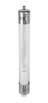 Dispenser Em Aço Inox Com Tubo Acrílico Para Copo Café 50 Ml