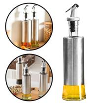 Dispenser Em Vidro E Inox Azeite/vinagre Com Dosador 350ml - SQD