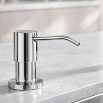 Dispenser Embutido Inox 304 500ml com Bico Angulado Linhas Suaves e Estética Minimalista para Bancadas Modernas WESTING by BSMIX