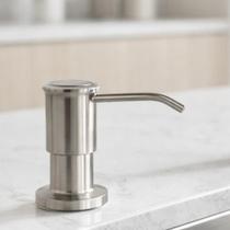 Dispenser Embutido Modelo Americano BSMIX 500ml Inox 304 Escovado Reabastecimento Superior