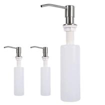 Dispenser Embutir Kit 3 Unidades Dosador Sabao Pia Detergente Sabonete Liquido Escovado Cozinha Banheiro Dispenser Embutir Kit 3 Unidades Dosador Sabao Pia Detergente Sabonete Liquido Escovado Cozinha Banheiro