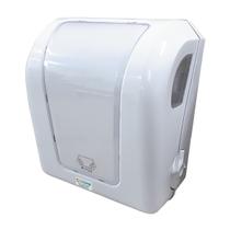 Dispenser EXACCTA Branco Toalha Bobina Puxa-Corte TR