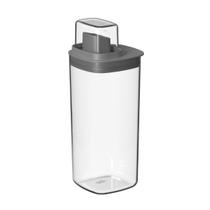Dispenser Flow 1,5 Litros Sabão Líquido Amaciante Alvejante Organizador de Lavanderia Chumbo Dispenser Flow 1,5 Litros Sabão Líquido Amaciante Alvejante Organizador de Lavanderia Chumbo