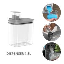 Dispenser Flow Hermético com medidor para Lavandeira OU 1,5L Dispenser Flow Hermético com medidor para Lavandeira OU 1,5L