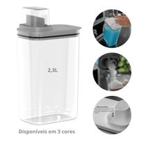 Dispenser Flow Hermético com medidor para Lavandeira OU 2,3L