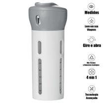 Dispenser Garrafa 4 Em 1 Loção Portátil Sabonete Liquido Shampoo Gel Cremes Viagens 4 Frascos de 30 ml Transporte facil - Ralos e Toneiras Dispenser Garrafa 4 Em 1 Loção Portátil Sabonete Liquido Shampoo Gel Cremes Viagens 4 Frascos de 30 ml Transporte facil - Ralos e Toneiras