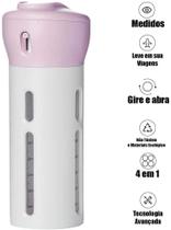 Dispenser Garrafa Portátil 4 Em 1 Viagens Loção Shampoo - BCS