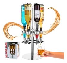 Dispenser Giratorio 6 Garrafas Drink Whisky Vodka Bar