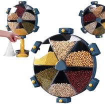 Dispenser Giratório de Alimentos Parede 6 Divisorias Cor: Verde