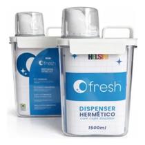 Dispenser hermetico com copo dosador 1500ml Dispenser hermetico com copo dosador 1500ml