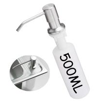 Dispenser Inox escovado 500 ML Para Sabonete Líquido De Embutir Em Pia . Dispenser Inox escovado 500 ML Para Sabonete Líquido De Embutir Em Pia .