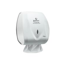 Dispenser Interfolha Branco Velox Premisse com Logo Braslimpo Dispenser Interfolha Branco Velox Premisse com Logo Braslimpo