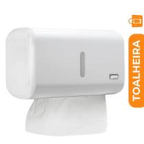 Dispenser Interfolha Toalheiro Porta Papel Toalha Urban Branca com nota Dispenser Interfolha Toalheiro Porta Papel Toalha Urban Branca com nota