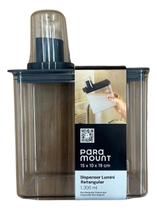 Dispenser lumini retangular 15x10x19 cm 1300 ml chumbo Dispenser lumini retangular 15x10x19 cm 1300 ml chumbo